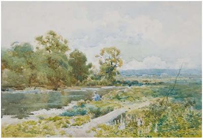 Watercolour by Alexander Garden Sinclair